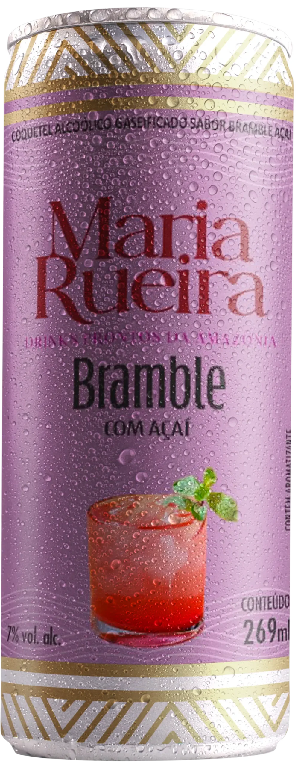 Maria Rueira Bramble com Açaí